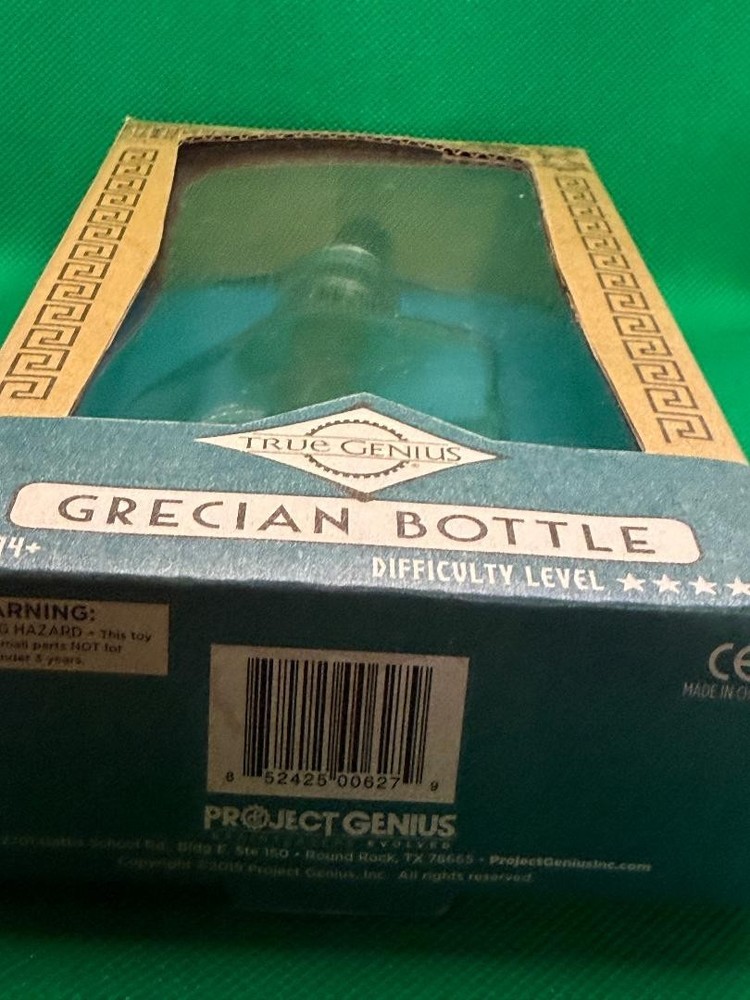 Grecian Bottle: Brain Teaser Puzzle by Project Genius NEW