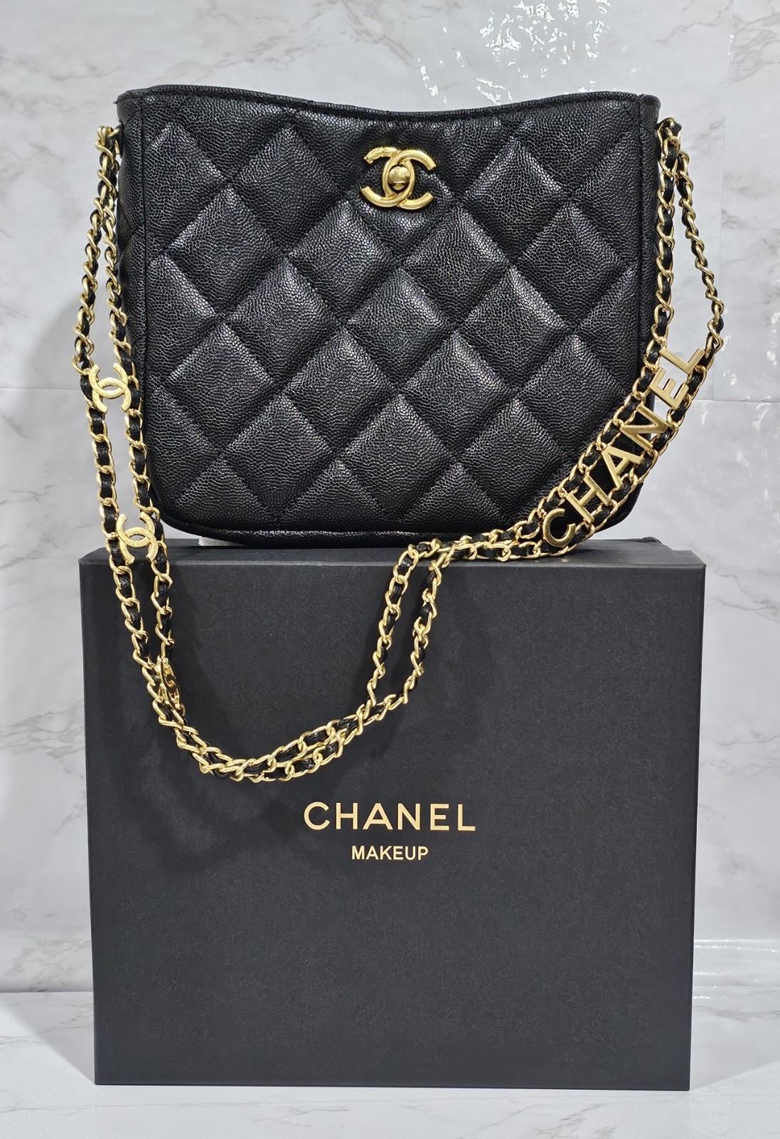 Chanel Makeup Black Shoulder Bag - VIP Gift