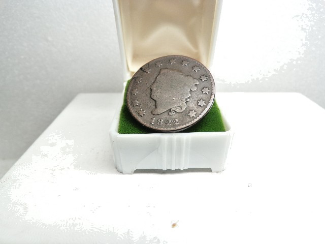1822 Coronet Head Large Cent Coin # C 2350