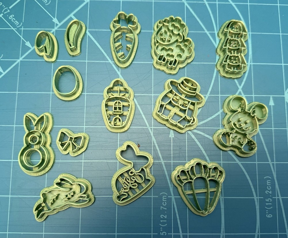 Polymer Clay Easter Set Of 11 Clay Cutters!