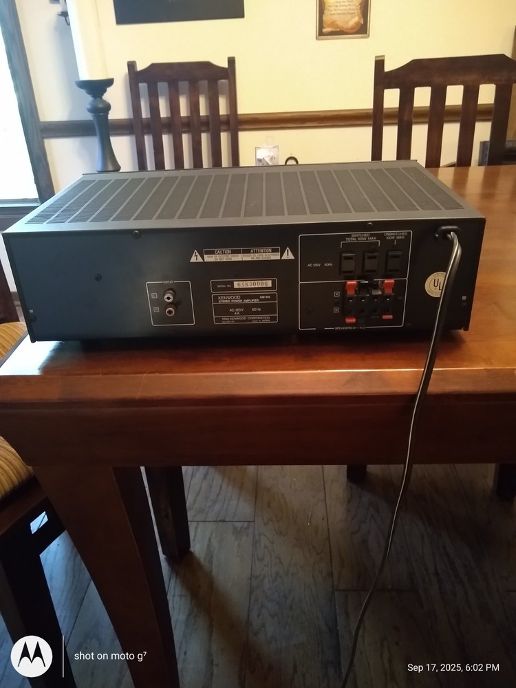 Kenwood KM105 Amplifier