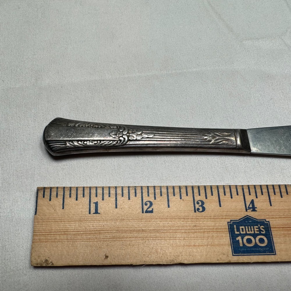 Silver Plated Butter Knife Flatware Pattern Unknown