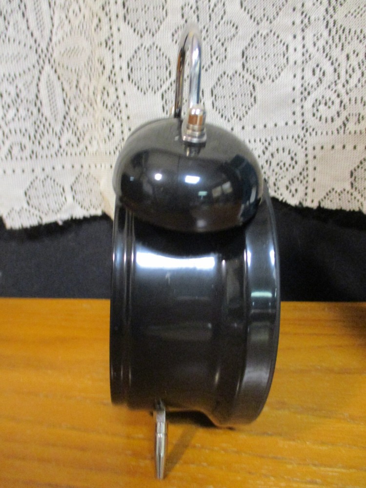 Twin Bell Loud Alarm Clock SPC843 Back Light Black Sharp