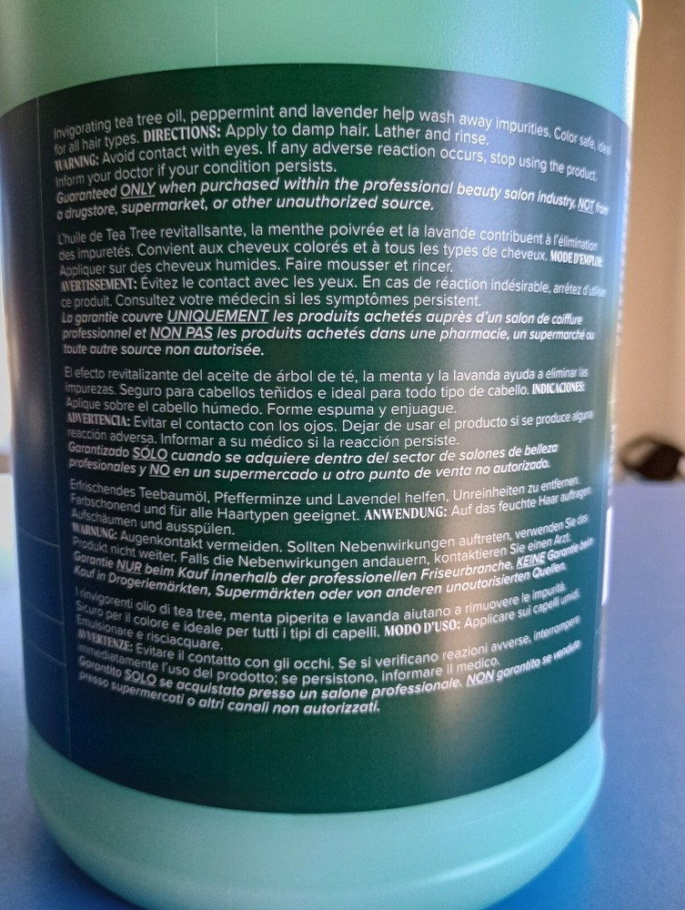 BRAND NEW & AUTHENTIC Paul Mitchell Tea Tree Special Shampoo [1 Gallon]