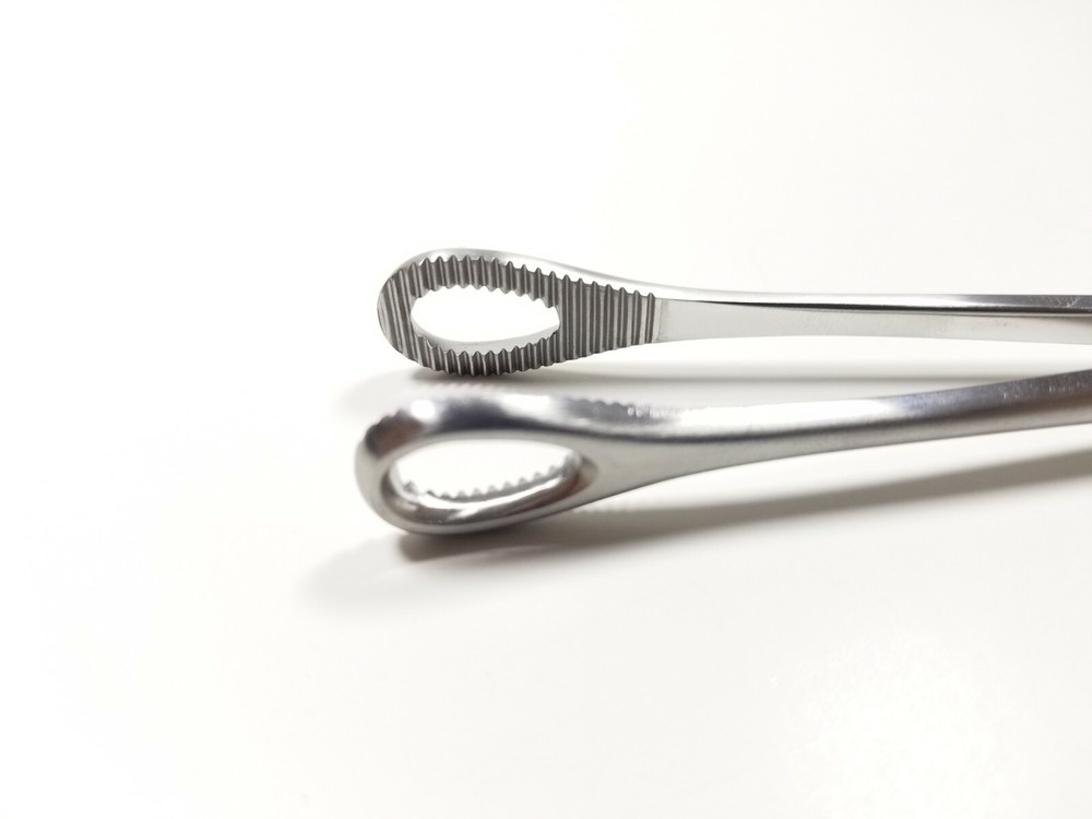MedBlades Self Locking Sponge Hemostat Forceps Clamp Piercing Straight Grasping