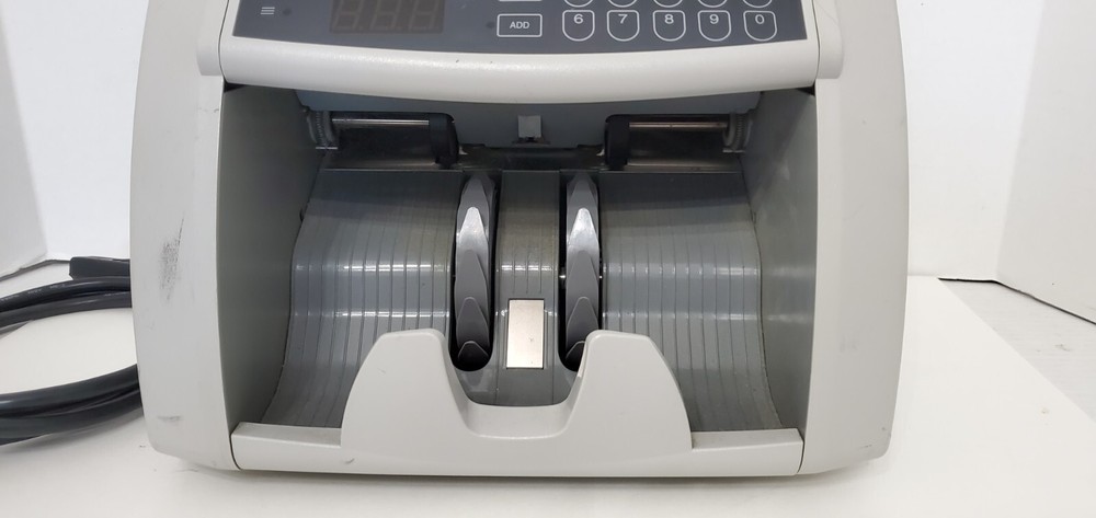 LAUREL J-710A Bill Counter and Currency Machine Missing the Bill Input Tray