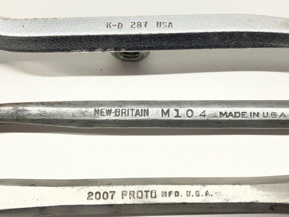 Lot of 3- Drum Brake Adjusting Tools & 2- Brake Retainer Spring Tools-Read