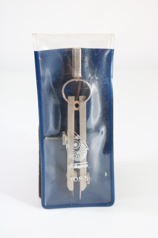 Vintage Hellerman 1085 Stainless Steel Compass
