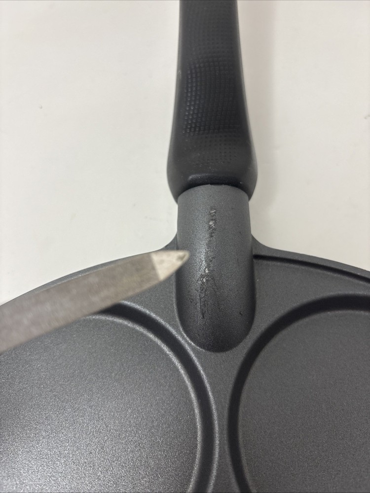 Nordic Ware Silver Dollar Pancake Pan #01940 HAS FLAWS ON SURFACE