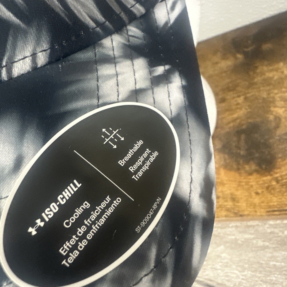 Under Armour Black ISO Chill Adjustable Back Golf Hat Cap