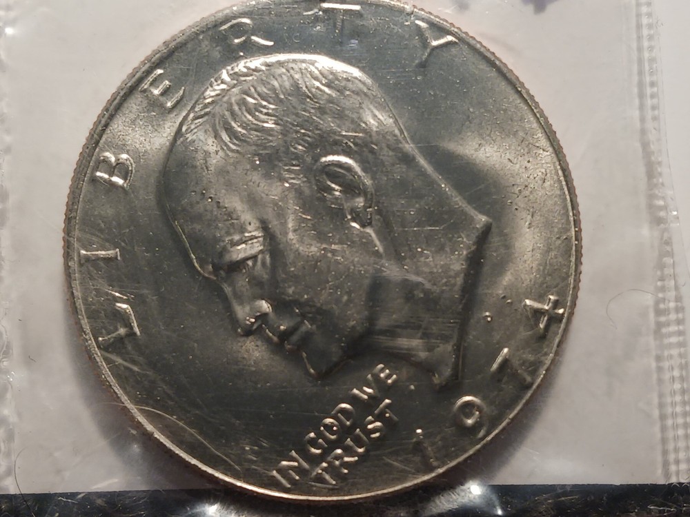 1974 D Eisenhower Dollar Ike  Mint Set in Mint Cello