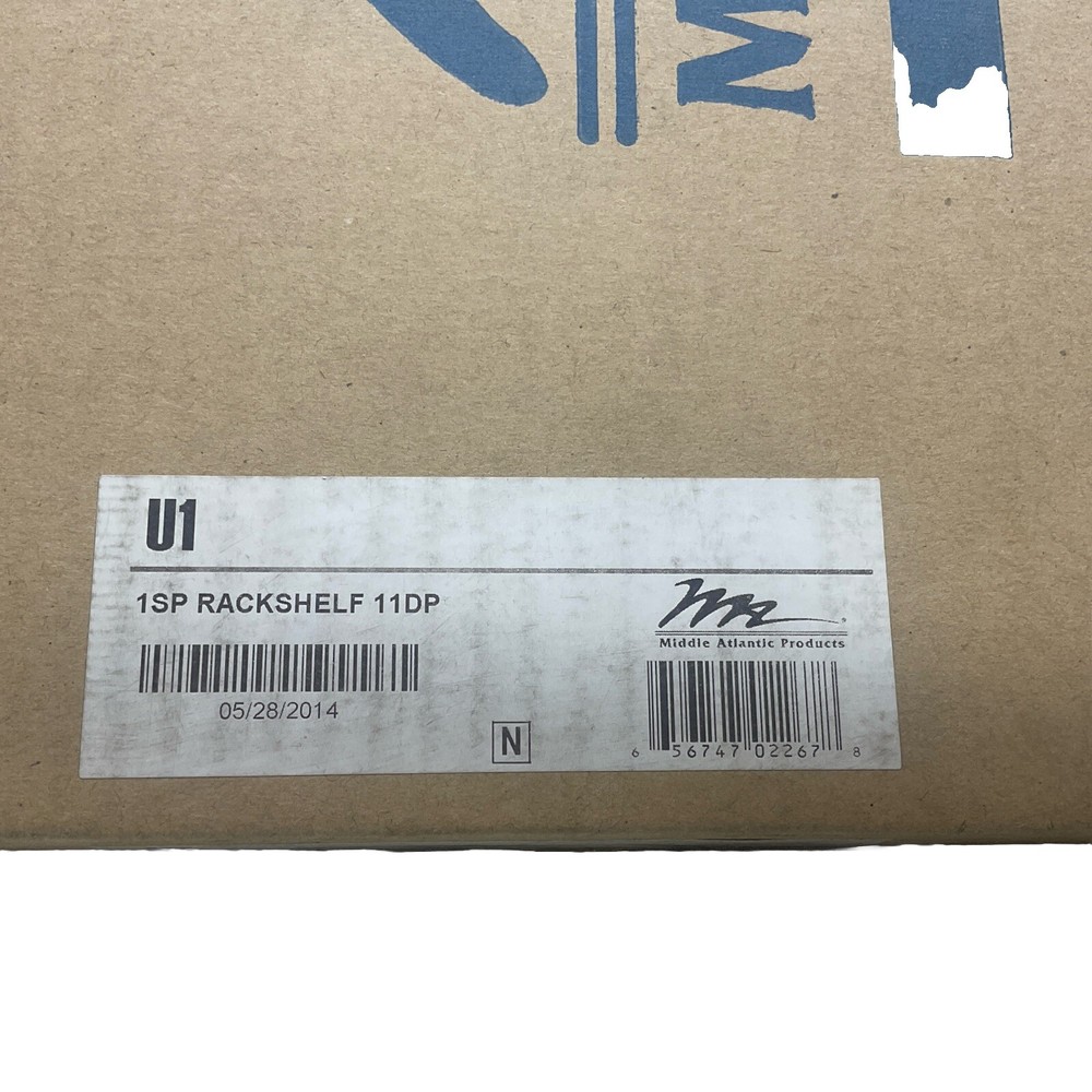 Middle Atlantic - U1 Universal Rack Shelf Isp 11dp. I-57