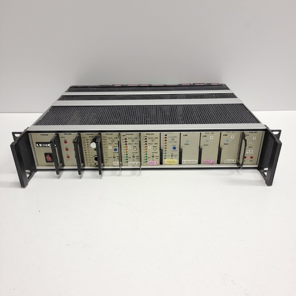 Lenco Rack Mount Video PFM-600 Removable Module Card UNIT With Power Supply