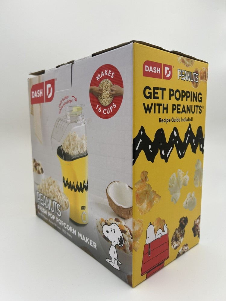 New Peanuts x Dash Popcorn Maker -New & unopened