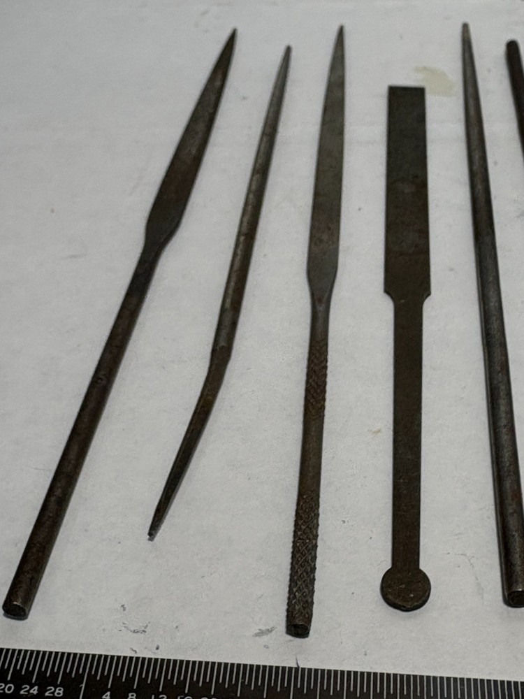 11pc Needle File Set Assorted Precision 5.5" long Pattern Cut Hobby Jeweler