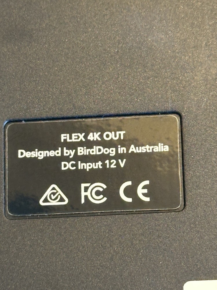 BirdDog Flex 4K Out Full NDI Decoder HDMI HD Video Streaming Production Mint