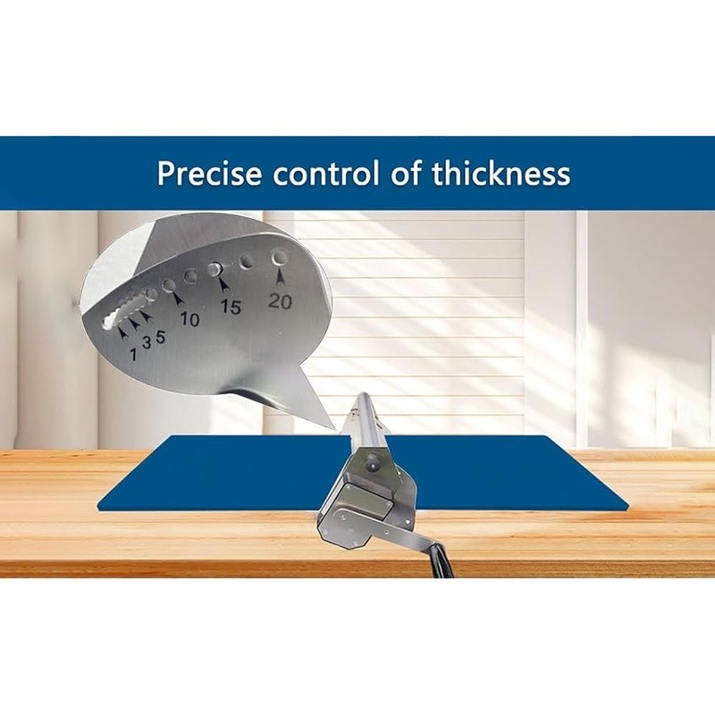 Dough Sheeter Adjustable Thickness Roller Stainless Steel Smooth Textured Boards