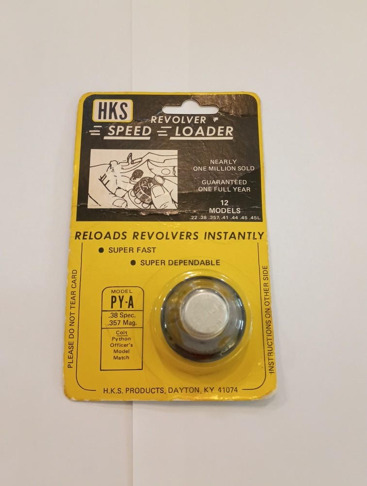 HKS PY-A Speed Loader for 38 Special 357 Magnum Colt Python