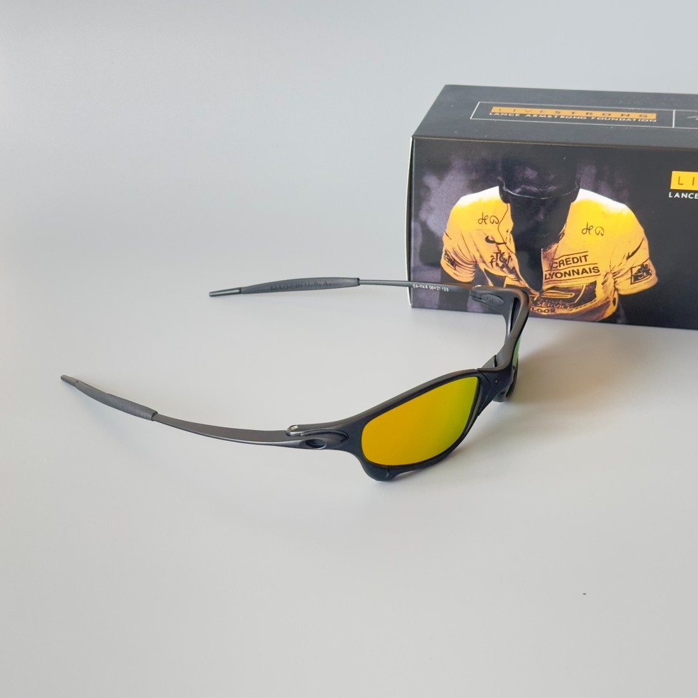 Oakley X-Metal Juliet Sunglasses: Ruby lenses, black frames