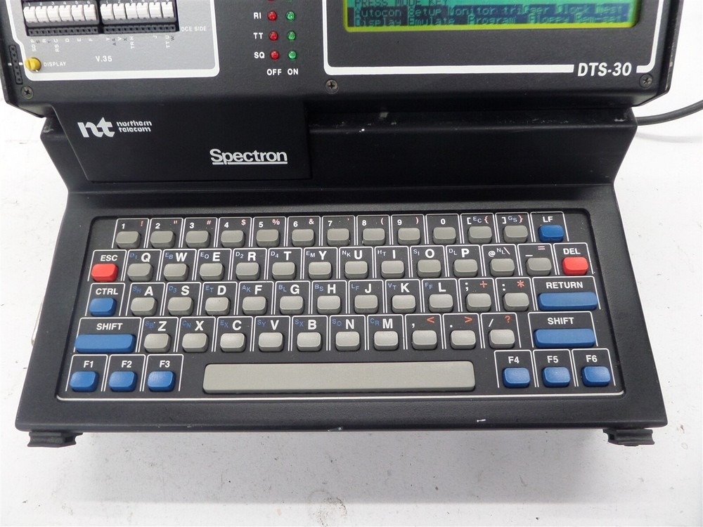 Vintage Spectron Northern Telecom DTS-30 Data Line Analyzer Computer