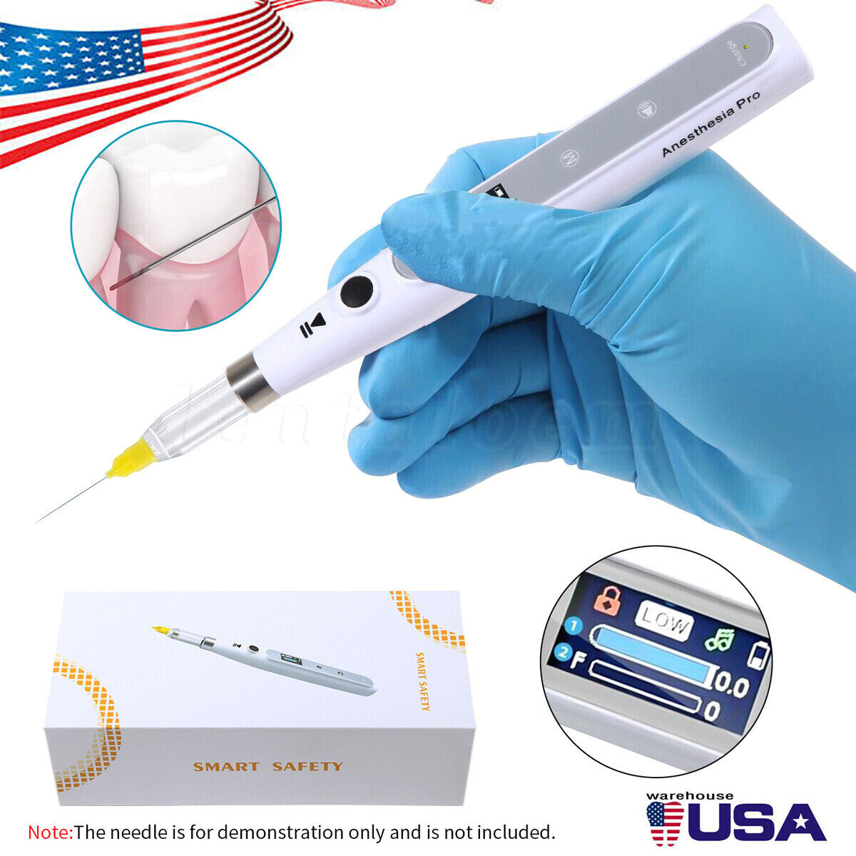 Woodpecker Style Dental Painless Oral Local Anesthesia Device Injection Pen