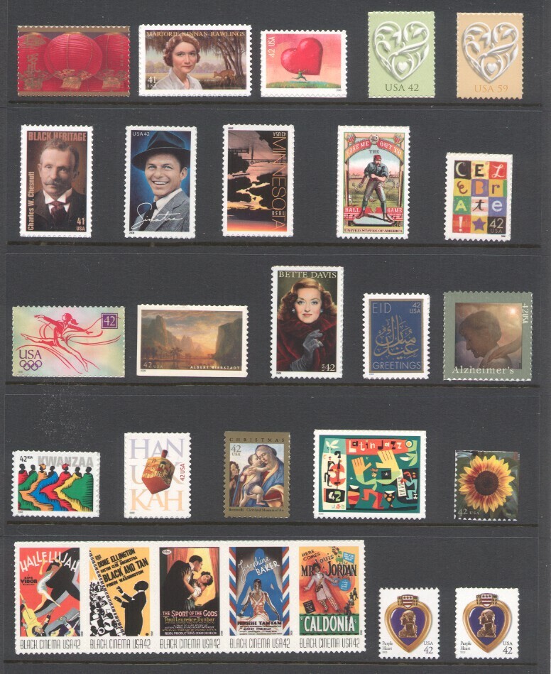 2008 U.S. COMMEMORATIVE YEAR SET *49 STAMPS* MINT-NH