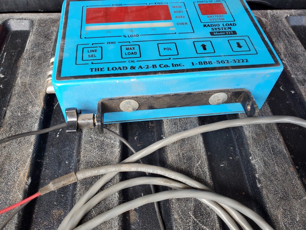 THE LOAD & A-2-B COMPANY MODEL 777 Radio Load System Control Panel Screen Box