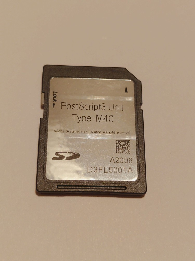 Ricoh Postscript3  Type  M40
