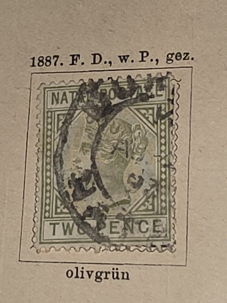 Foreign Natal Two Pence Stamp Used - #I338