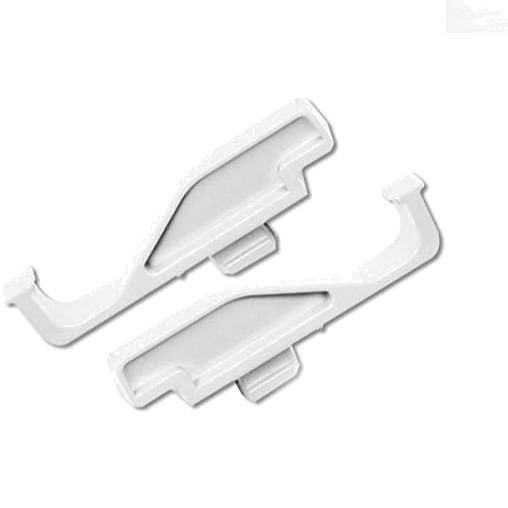 Versatile Full Screen Slide Latch in White - Simplified Installation for Windows