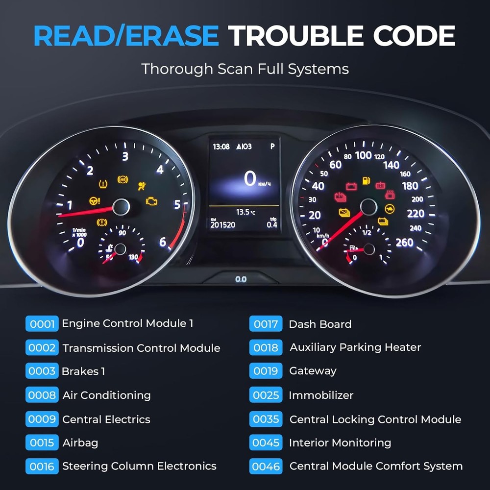 AUTOPHIX 5600 Full System Diagnostic Scan Tool OBD2 Scanner Code Reader for VW