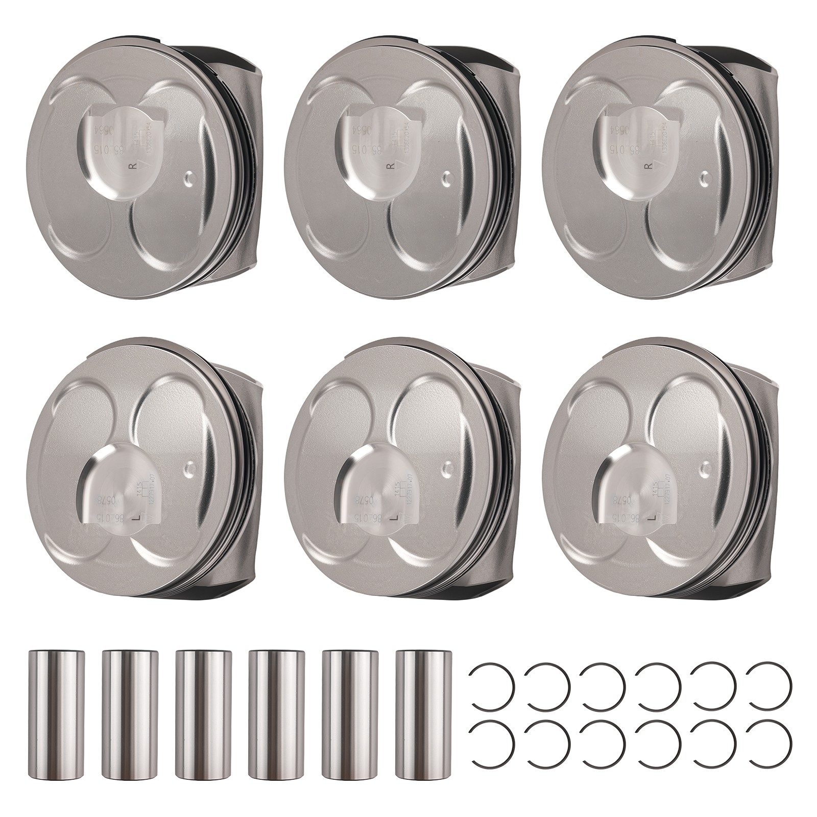 3.6L Piston Assembly Set for Cadillac CTS GMC Acadia Chevy Traverse 12616972