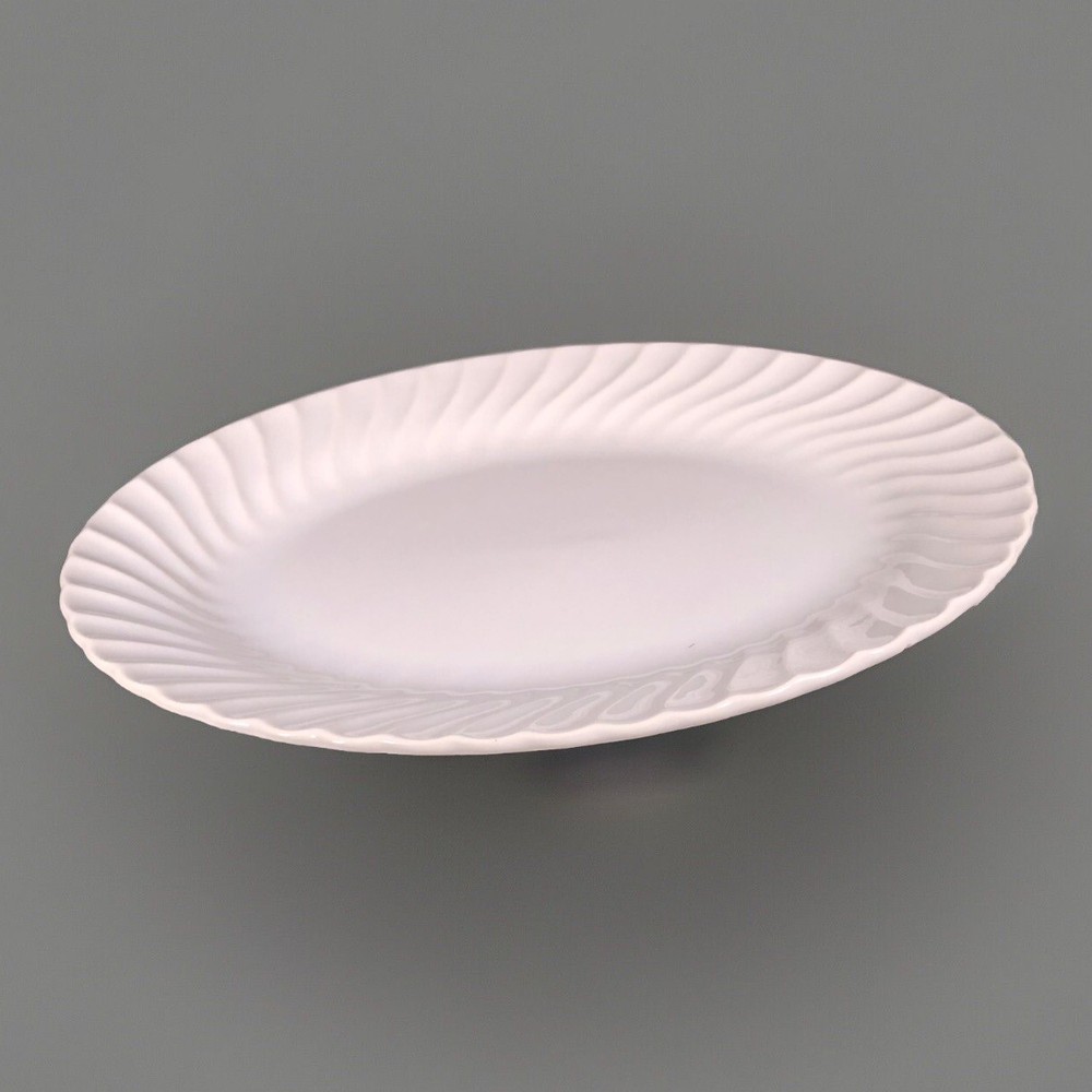 Bone White Oval Platter by Sheffield EUC 11.5” X 9”