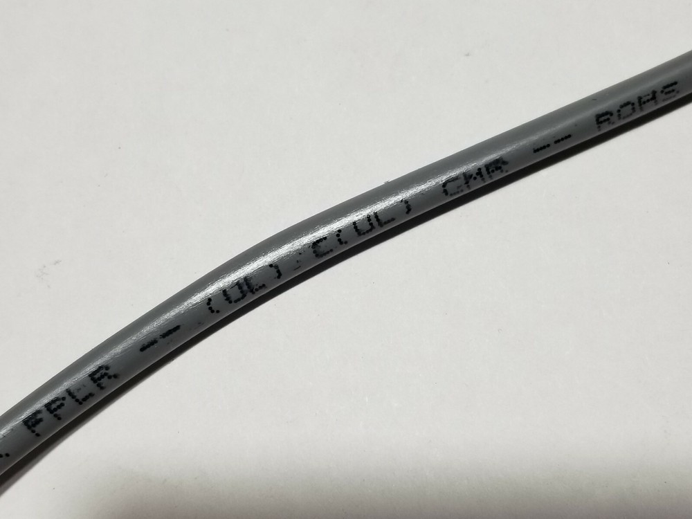 Carol E1042S 16/2C Stranded Audio/Security/Control Cable CMR Riser Gray /100ft