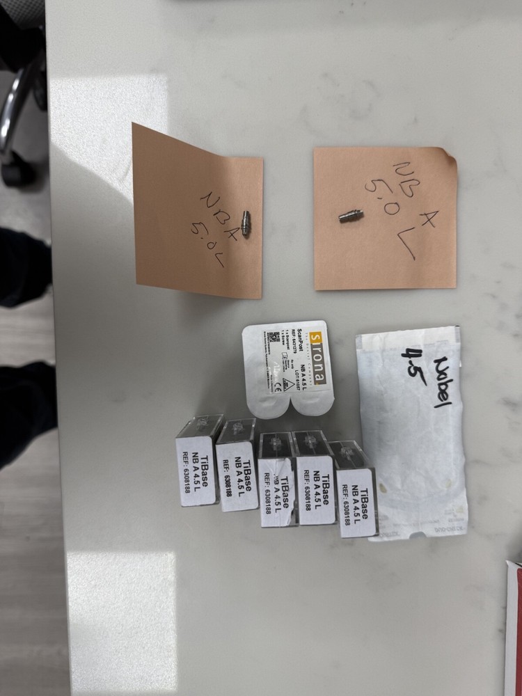 CEREC Scan Post/ Ti Base Bundle Nobel NA 4.5/5.0 L 9 pieces