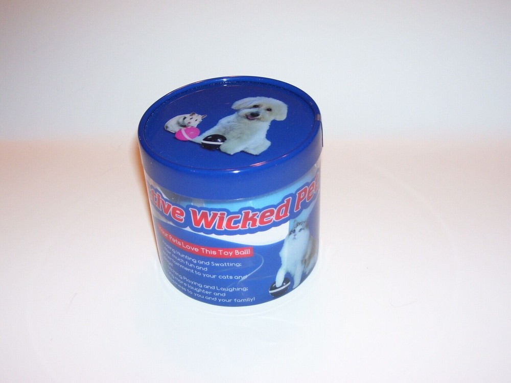 NEW NIB Interactive Wicked Pet Toy Ball PINK ONLY
