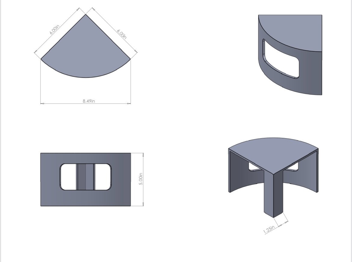 Aquarium Cave Corner Fish Tank Decorations Ornament Cichlid Axolotl Hide