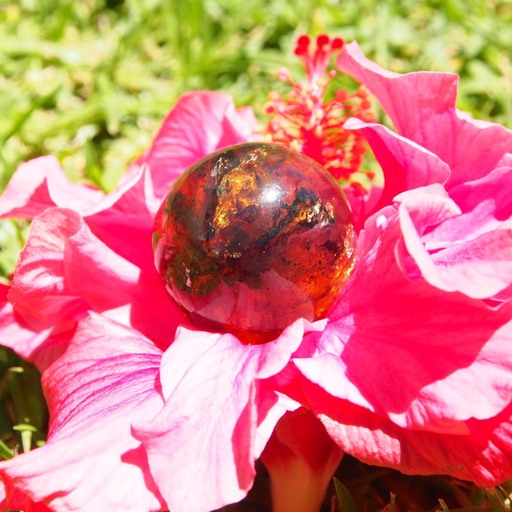 Mexican Amber Sphere 13.2g