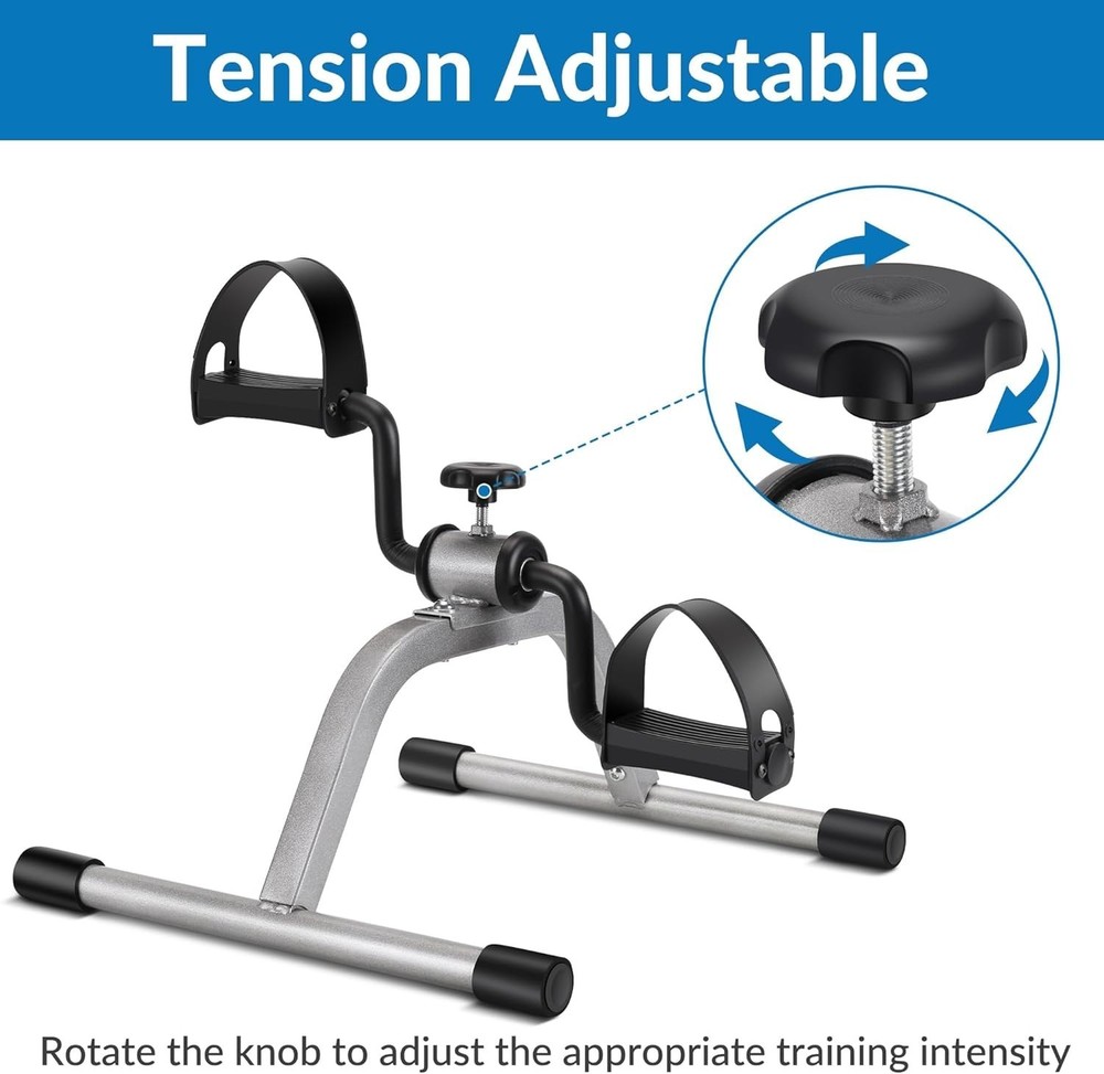 Lightweight Mini Pedal Exerciser for Active Recovery & Low-Intensity Workouts