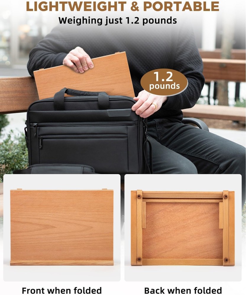 Table Easel Painting Adjustable Angle Art Easels Wood Table Easel Drawing &
