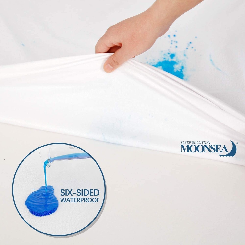 Waterproof Queen Mattress Protector Zippered