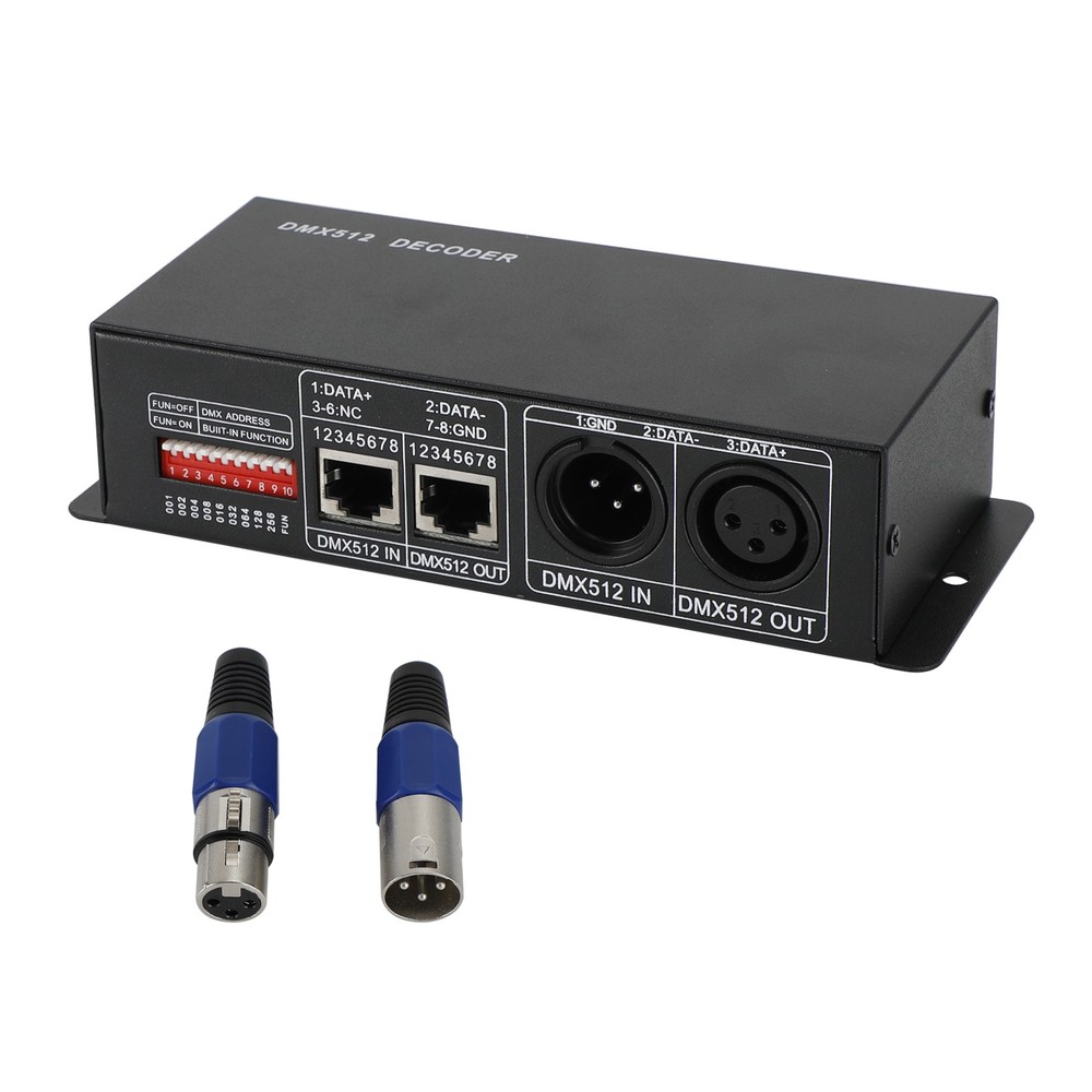 LED RGB Controller 3x8A Decoder With Digital Display 3 Channel DMX512-3CH #8