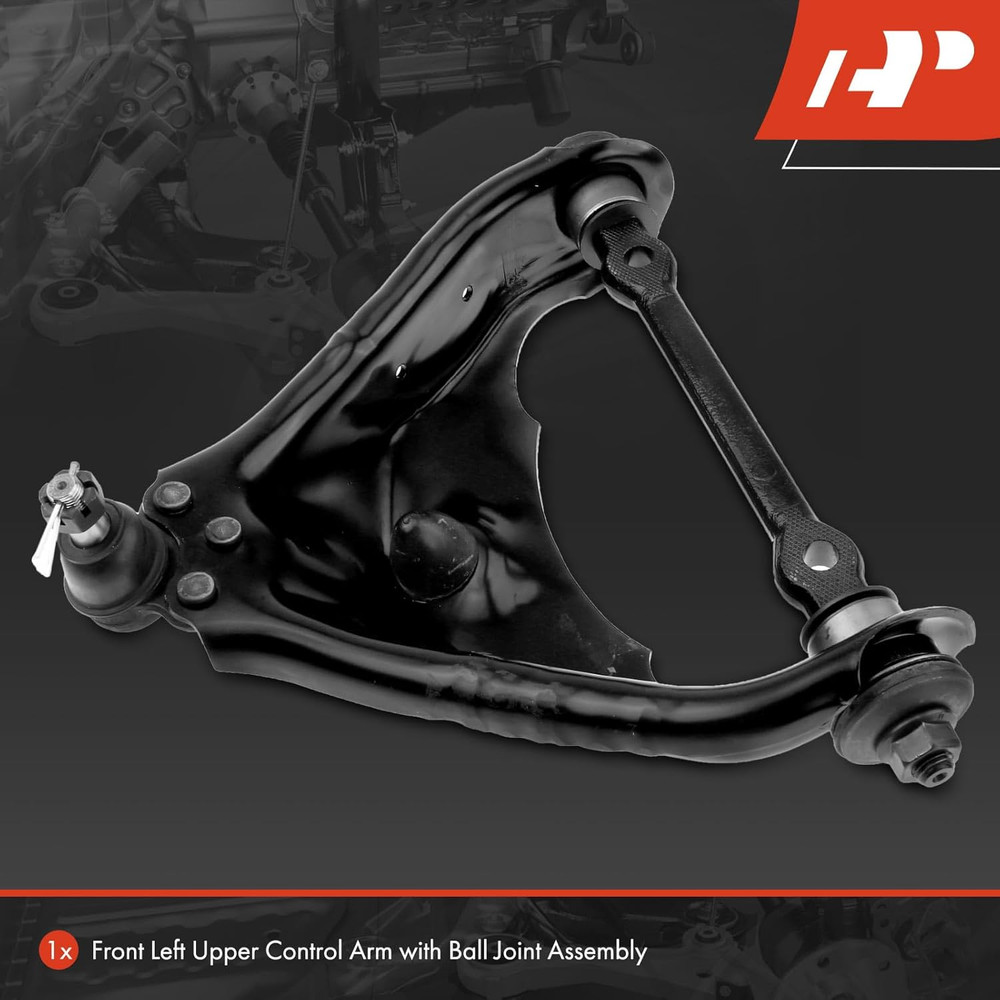 Front Left Upper Control Arm, with Ball Joint & Bushing, Compatible with Dodge D