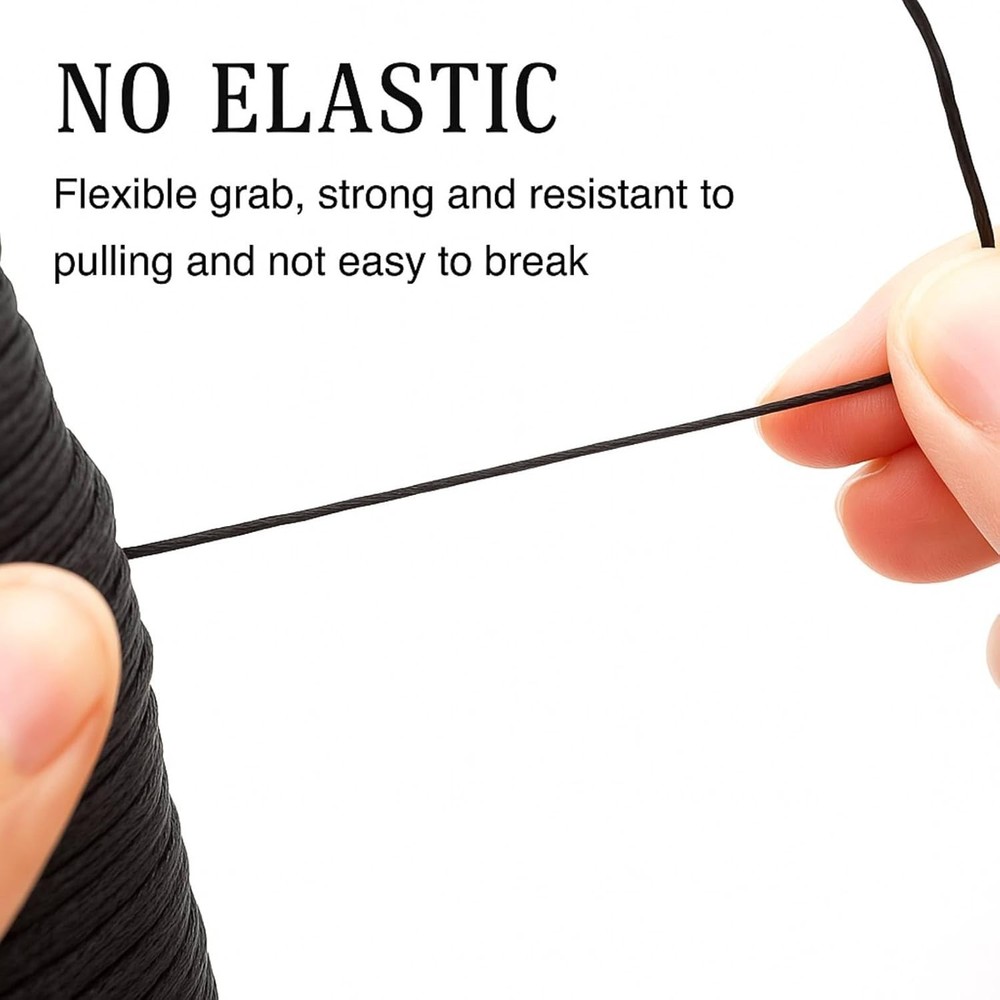 1.5MM Black Nylon String - 110Yards Wind Chime String Weather Resistant Nylon...