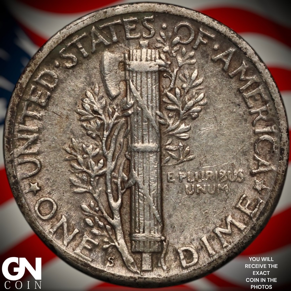 1927 S Mercury Dime A2220