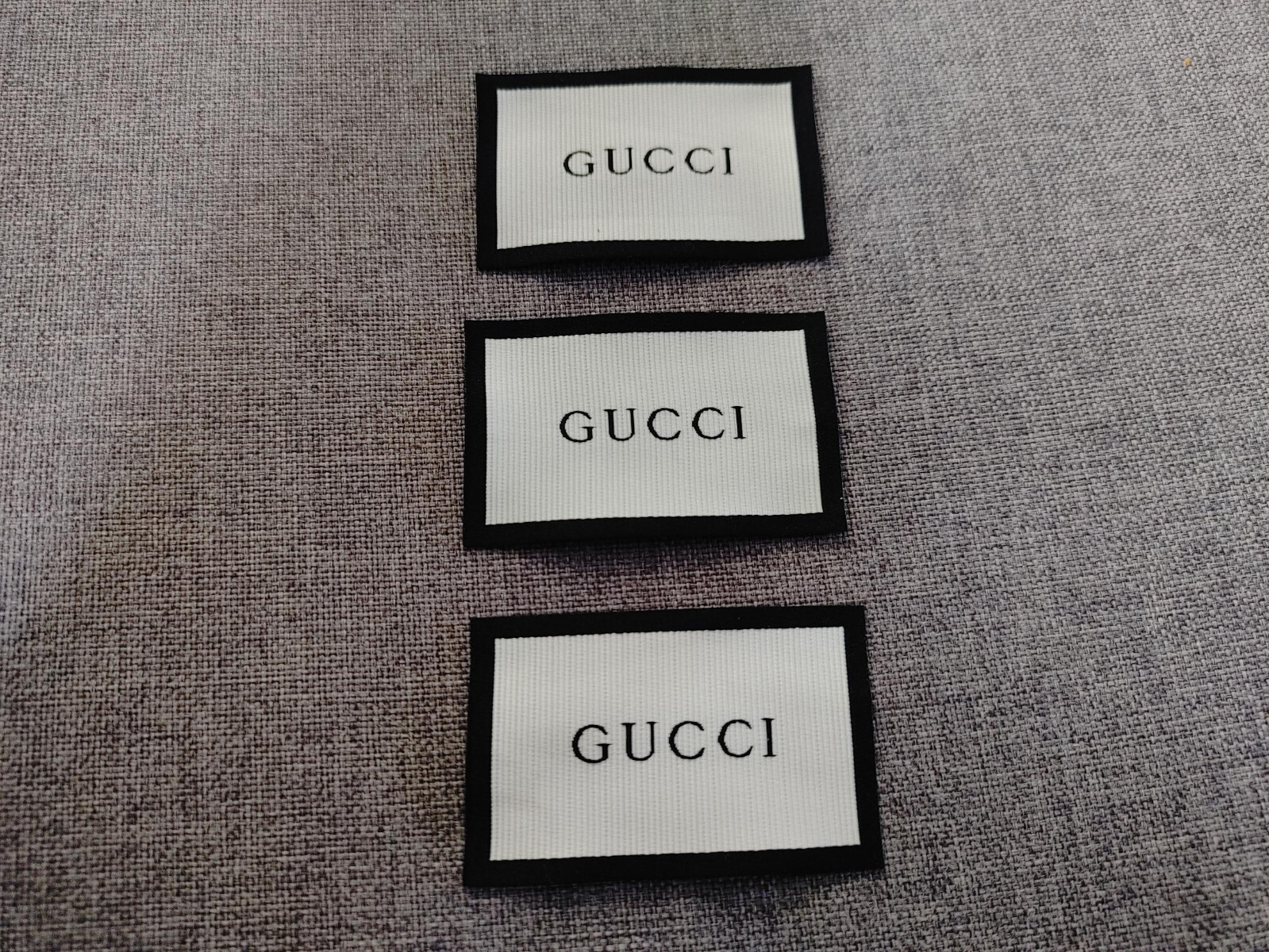 Replacement GUCCI Clothing Designer TAG LABEL Sewing LOT 3 or 5 FAST SHIPPING!!