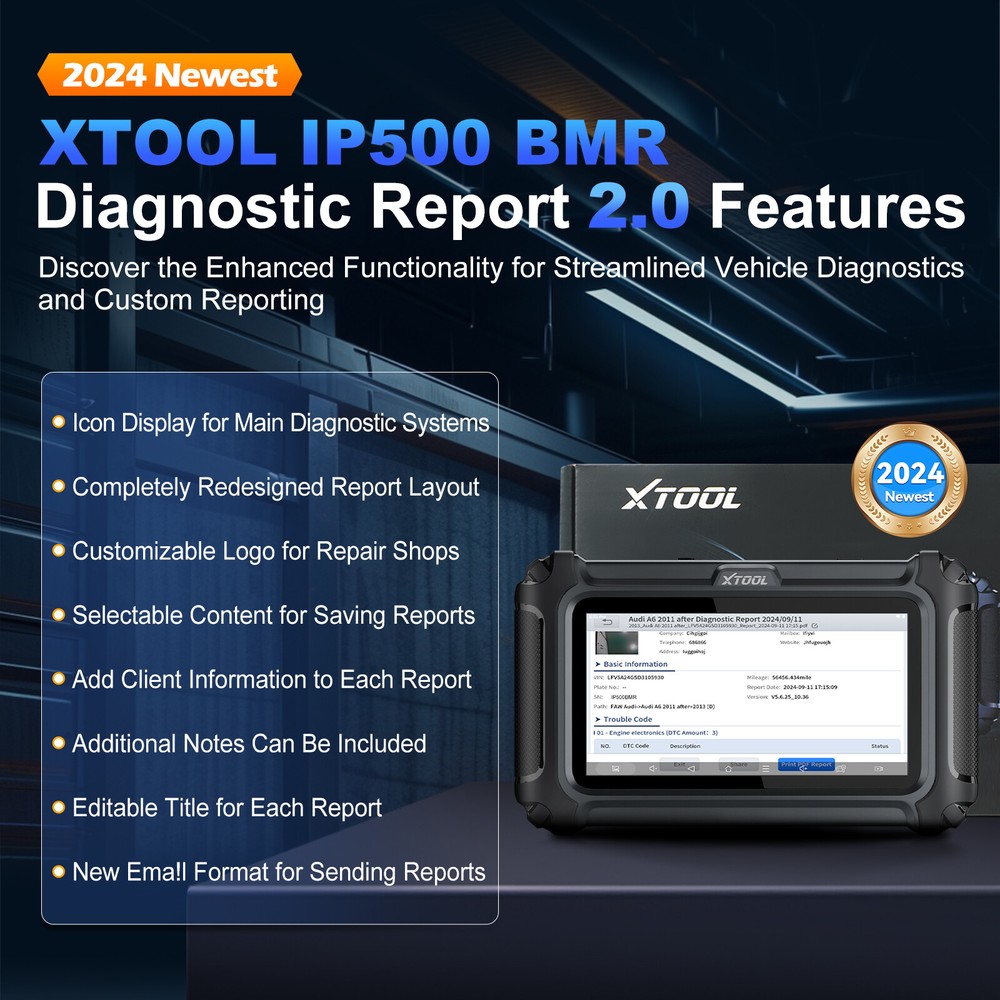 XTOOL IP500 Bidirectional Scanner ECU Coding Scan Tool for BMW/Mini/Rolls-Royce