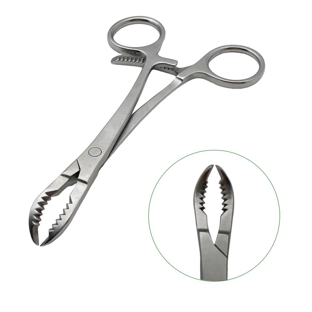 Toothed Phalanges Reduction Forceps Veterinary Orthopedics Instruments 1pcs pet