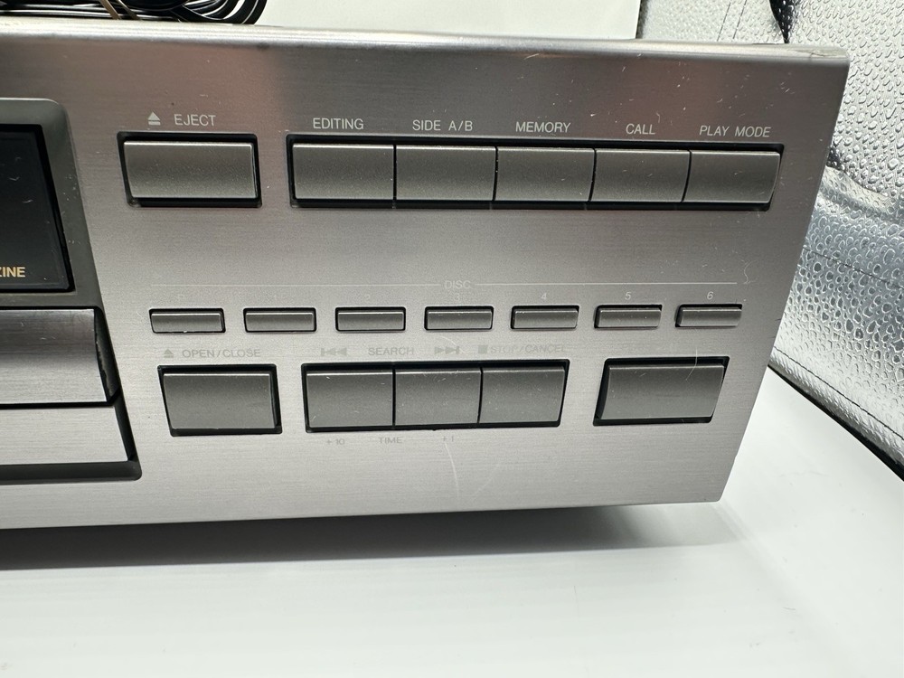 JVC XL-M415 Compact 6 Disc Automatic Changer Tested Working No Remote