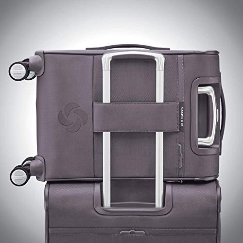 SAMSONITE SOLYTE DLX SOFTSIDE EXPANDABLE SPINNER WHEELS CARRY-ON 20" - GREY